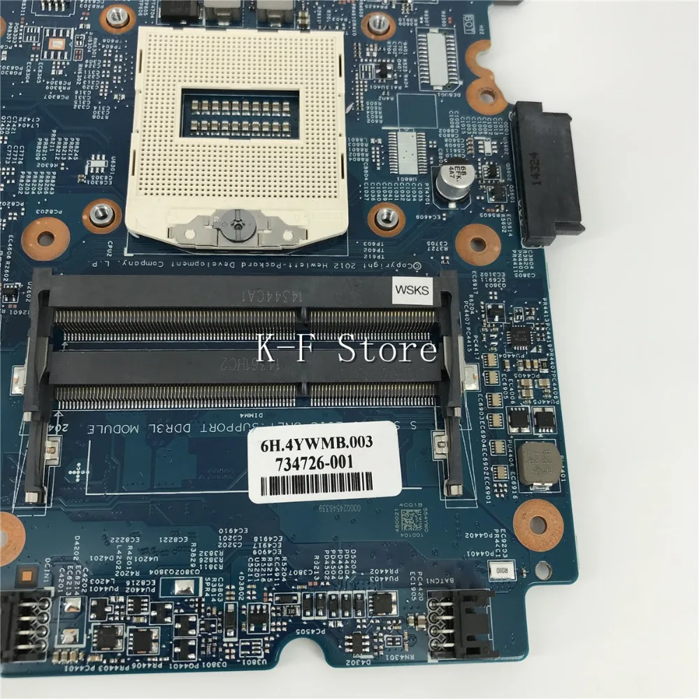 734085 601 501 для ноутбука hp ProBook 450 G1 материнской платы HP 440 001 48.4YW04. 011 48.4YW05.