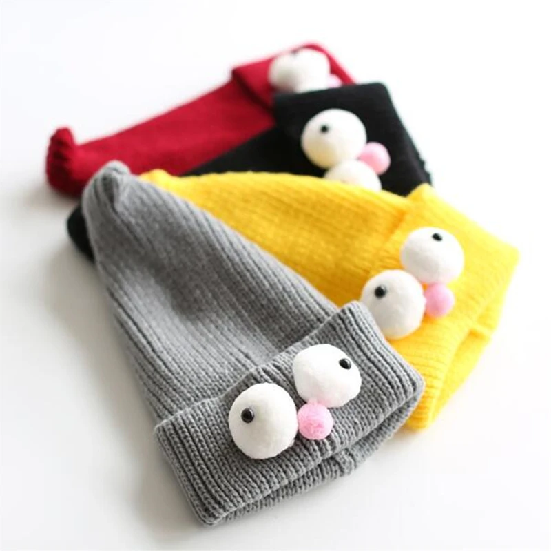 7 цветов Осень-зима шерсть вязаные очень мягкие детские шапки высокоэластичная