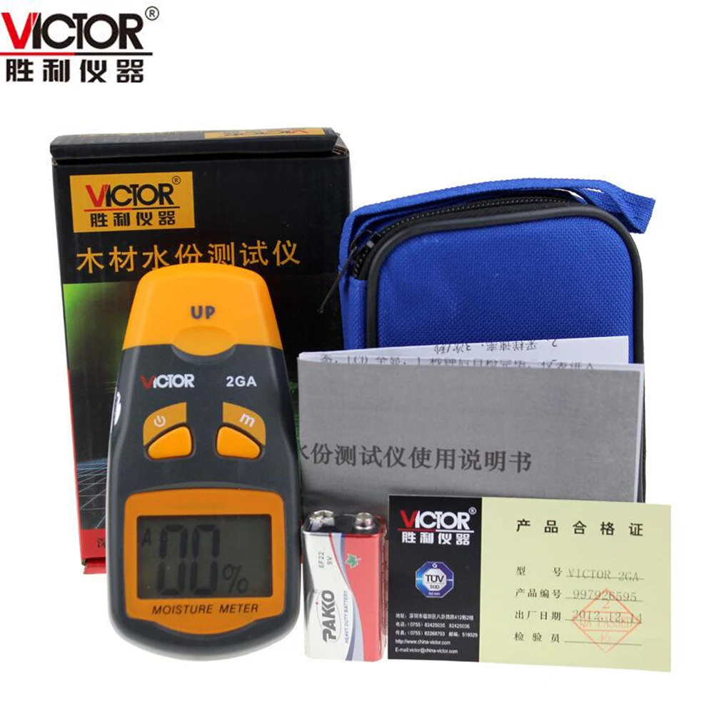 Цифровой тестер влажности древесины Victor VC2GA|wood moisture tester|moisture testerwood |