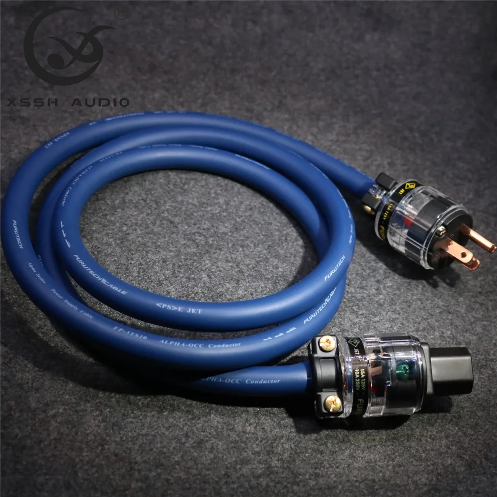 XSSH аудио Hi Fi усилитель из бескислородной меди чистый Медь нам + IEC 3 булавки AC