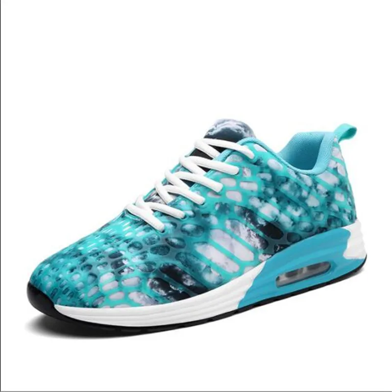 

New popular spring and autumn women's shoes air cushion shoes camouflage mesh couple casual shoes fashion wild women's shoes