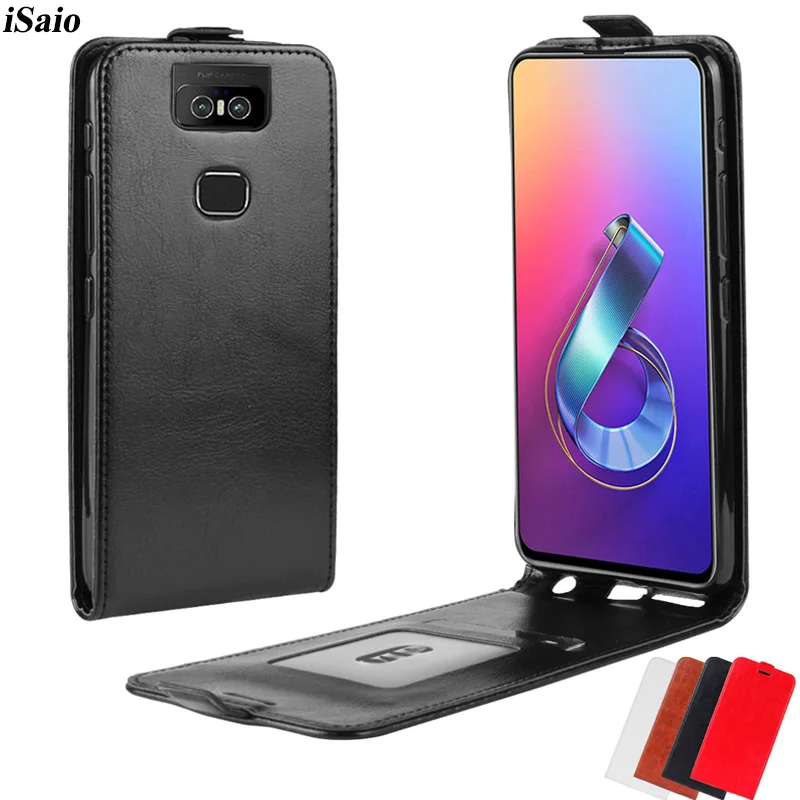 

Чехол-книжка для Asus ZenFone 6, ZS630KL, 6, 4, мобильный телефон, кожа, с отделением для карт
