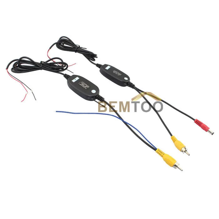 7&quot TFT LCD 2 Video Input Car Rear View Monitor With 2.4G Wireless transmitter and receiver Module adapter with trigger wire |