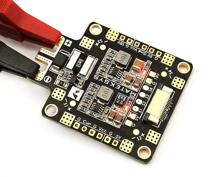 Распределительная плата Matek FCHUB-6S Hub PDB 5V &amp 12V BEC Встроенный датчик тока 184A для
