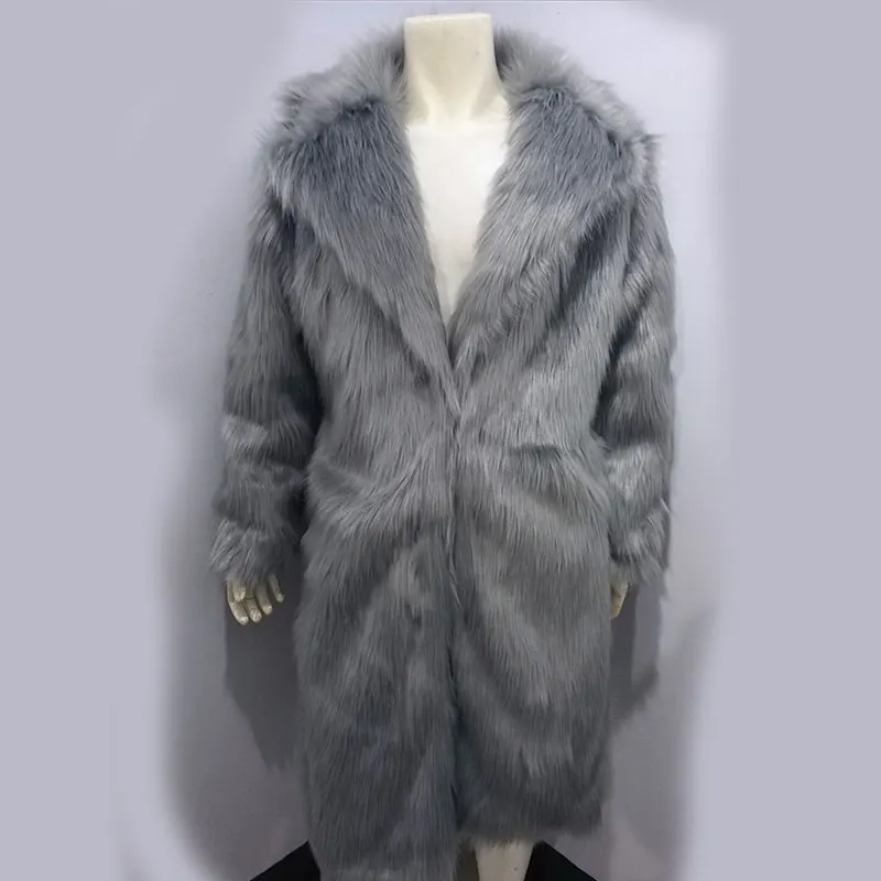 Новинка 2015 зимняя мужская шуба длинная модная тёплая отложной воротник из