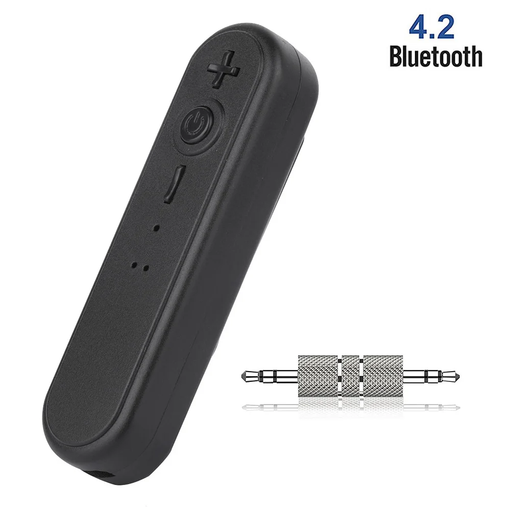 

Bluetooth Receiver with Clip Handsfree 3.5mm Aux Adapter for Home Car Audio Stereo System UY8