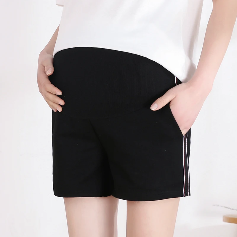 Летние шорты для беременных с эластичным поясом Одежда кормления