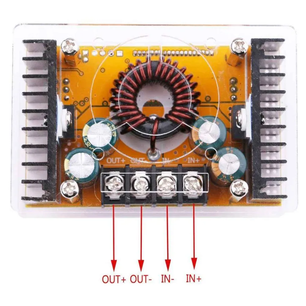 Регулируемый понижающий модуль питания 10 А с ЖК дисплеем регулятор постоянного