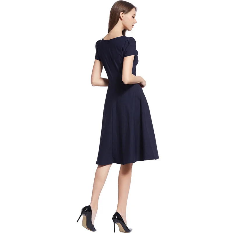 2016 Женщины Мода Элегантные Бальное платье Тонкий Поставить На большой Платье