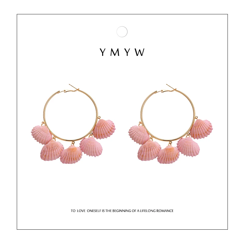 YMYW трендовые Hyperbole большие круглые монеты витые болтающиеся серьги оверсайз