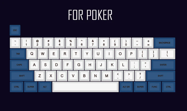 Dsa белый синий краситель Sub Keycap набор PBT пластик для клавиатуры gh60 xd60 xd84 cospad tada68 rs96 zz96 87 104 660