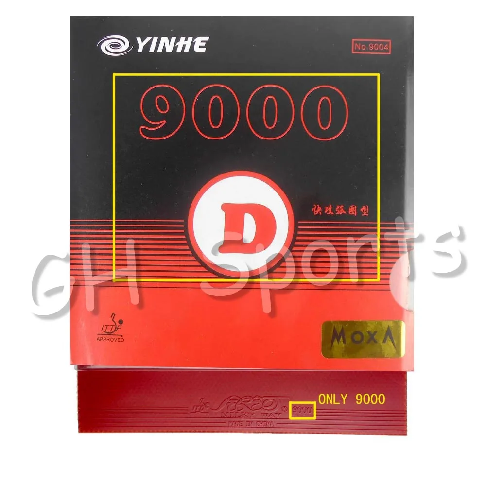 Pro настольным теннисом Combo ракетки: Galaxy YINHE T-11+ с 2x 9000D настольным теннисом Резиновая для пинг-понг