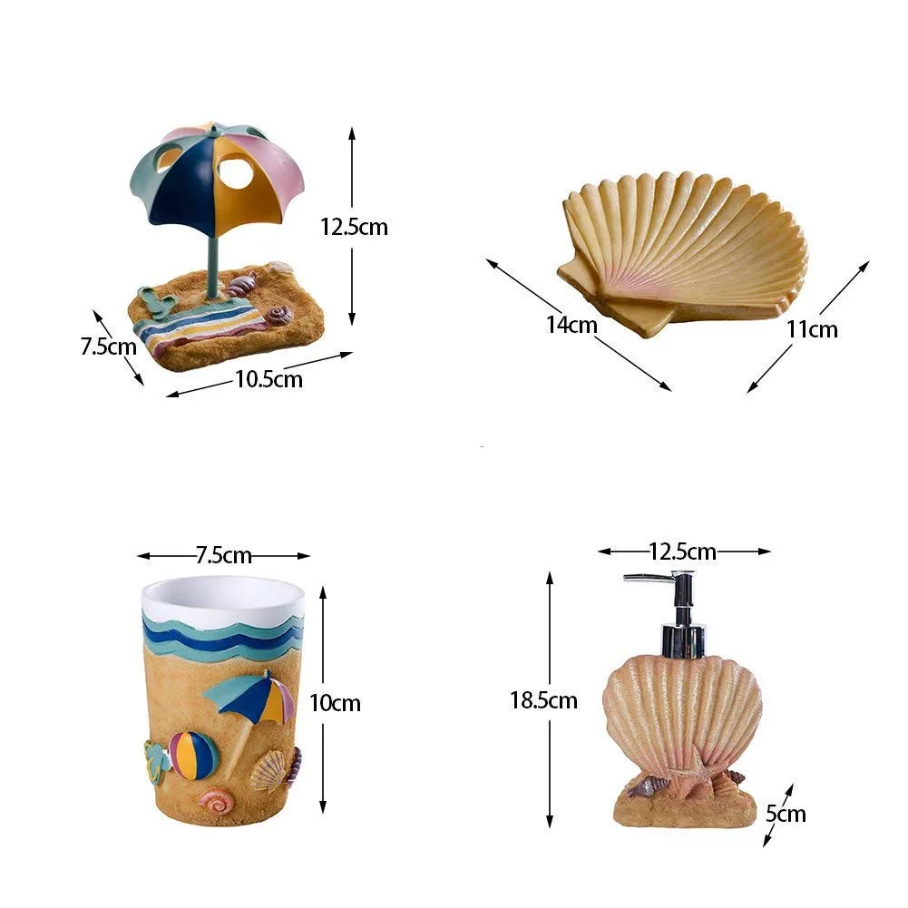 Полимерная ванна 5 шт. ванная комната европейский и американский набор бытовых