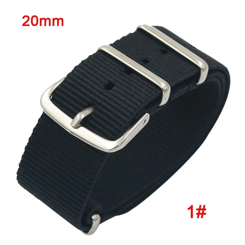 Оптовая продажа сверхмощный нейлоновый ремешок для наручных часов 15 цветов NATO ZULU