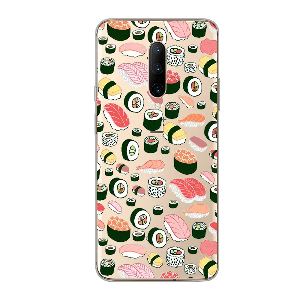 ciciber Cartoon funny food pizza Cover For Oneplus 7 Pro Phone Cases for 1+7 Fundas Capa Coque Soft TPU Capinha Shell |