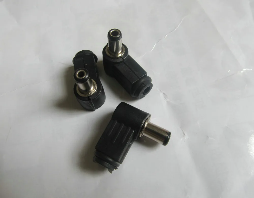 2 шт. DIY DC 5 5*2 1/5 5x2 1 мм Штекерный адаптер с прямым углом 90 разъем для сварки проводов