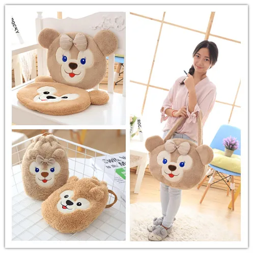 Медведь Duffy розовая Подушка Shirley подушка на стул Наплечные сумки мягкая бутылка