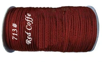 3mm rattail satin braid nylon cord red coffe 130mroll jewelry findings macrame rope bracelet string cords accessories