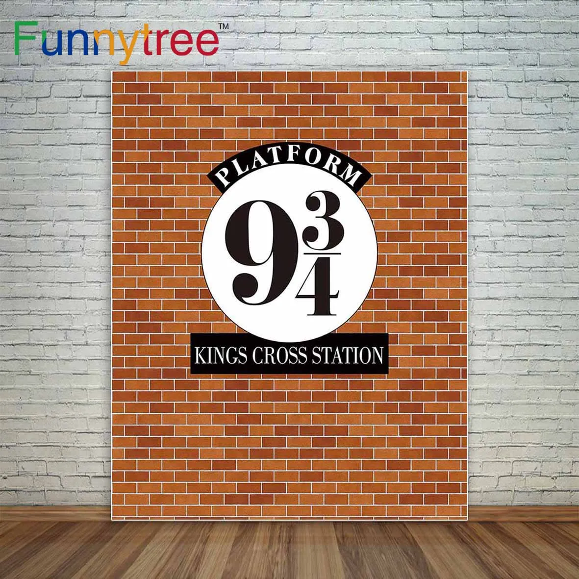 Фон Funnytree для студийной фотосъемки с изображением кирпичной стены магический