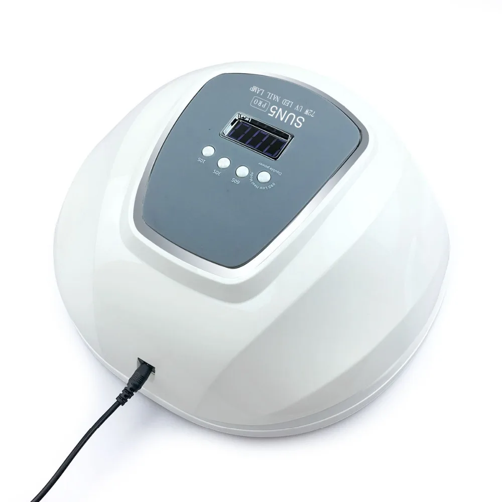SUN5Pro 72 Вт Светодиодная Сушилка для ногтей всех гелей Высокая мощность УФ-лампа
