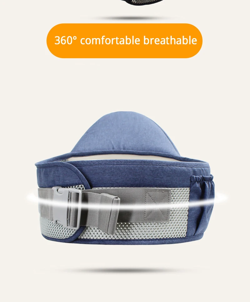 Honeylulu 3D Hollow Breathable Waist Stool Baby Carrier Seat Stool Sling For Newborns Kangaroo For Baby Hipsit Ergonomic Sling