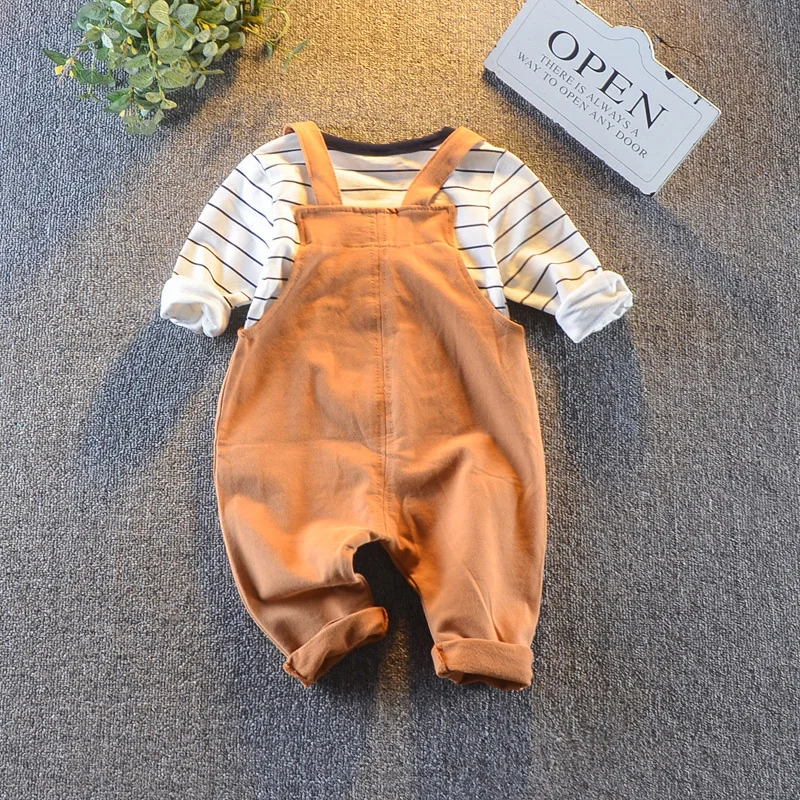 Детская одежда осенний костюм для мальчиков Новинка 2018 года комплект одежды из