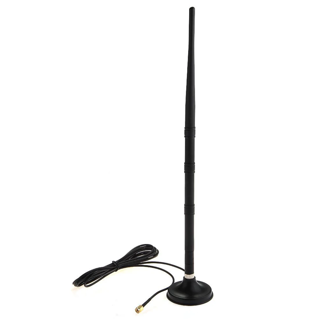 Etmakit Высокое качество Черный 2 4 ГГц 9DBI RP-SMA Wifi усилитель + Базовая антенна Wlan для