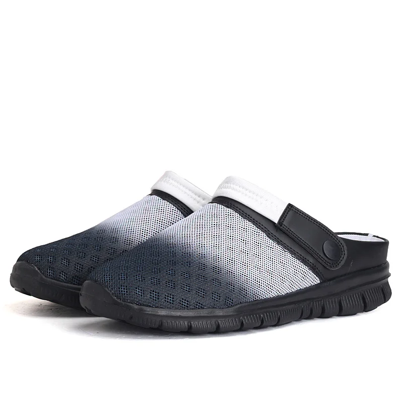 Кроссовки мужские дышащие сетчатые с подсветкой повседневные для лета 2020 -