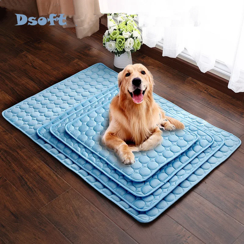 Домашнее животное летняя охлаждающие маты кошка собака Коллинг Одеяло