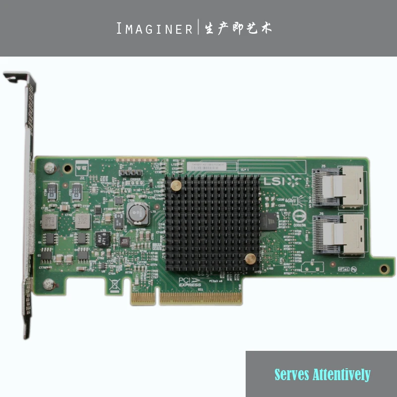 LSI SAS 9217 8i SAS2308 8 портовый 6 ГБ/сек. + SATA PCI Express 3 0 сетевой адаптер новая розничная