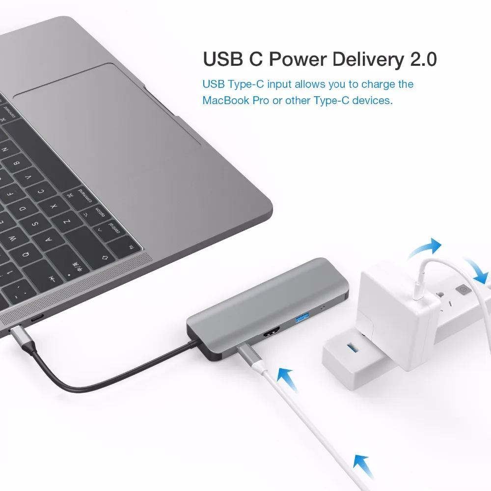 USB концентратор с разъемом для наушников 3 5 Thunderbolt 0 мм|USB-хабы| |