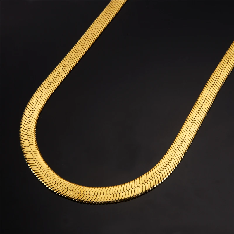 Jewelry подарки 75 см Франко змея Цепи Золотой Серебристый покрытием Bling елочек Шарм