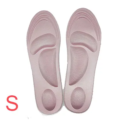 Pink-S Leyou ортопедические стельки, поддержка супинатора, 4D стельки, спортивные ортопедические стельки для ухода за ногами, массажные стельки для мужчин и женщин - Цвет: Pink-S