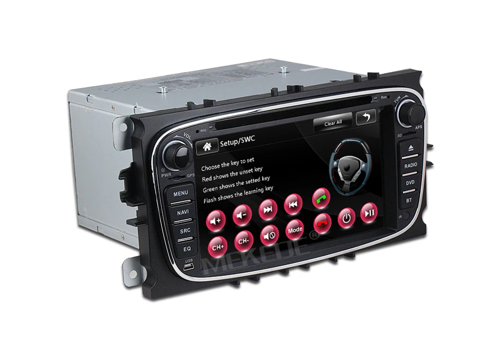 2din автомобильный gps навигационное радио для Focus S-max Kuga Mondeo с Радио DVD головное устройство рулевое колесо bluetooth управление бесплатно 8 Гб карта