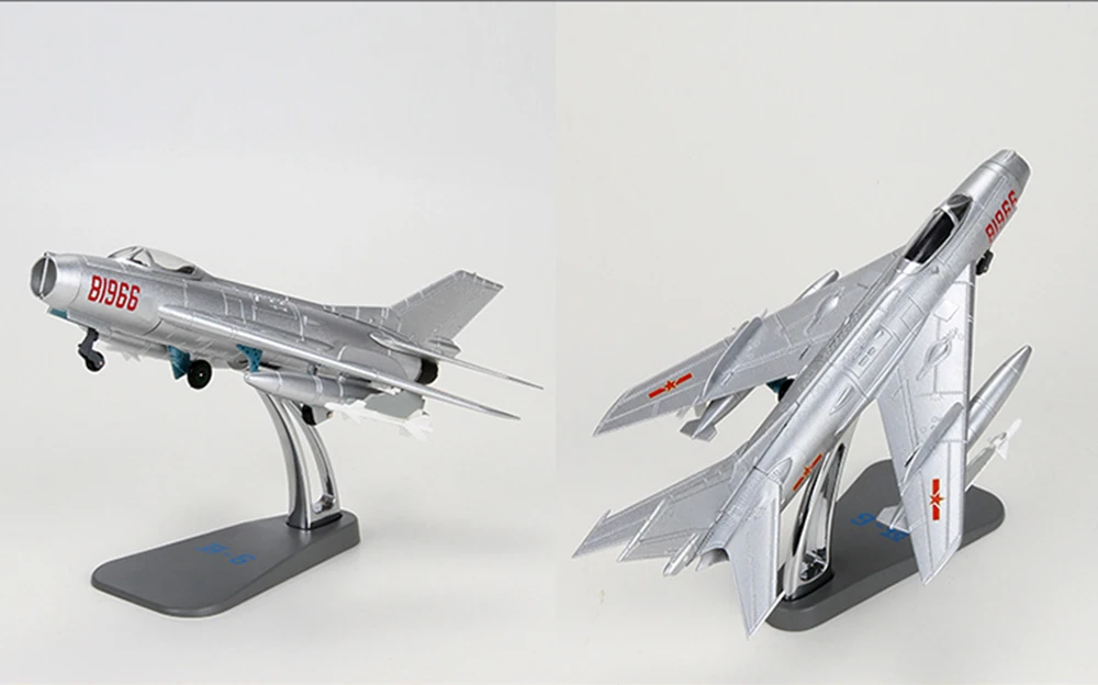 Для коллекции 1/72 Масштаб литья под давлением сплав J-5/J-6/J-7 сверхзвуковой самолет реактивный истребитель модель игрушки для детей Детские Коллекционные сувениры