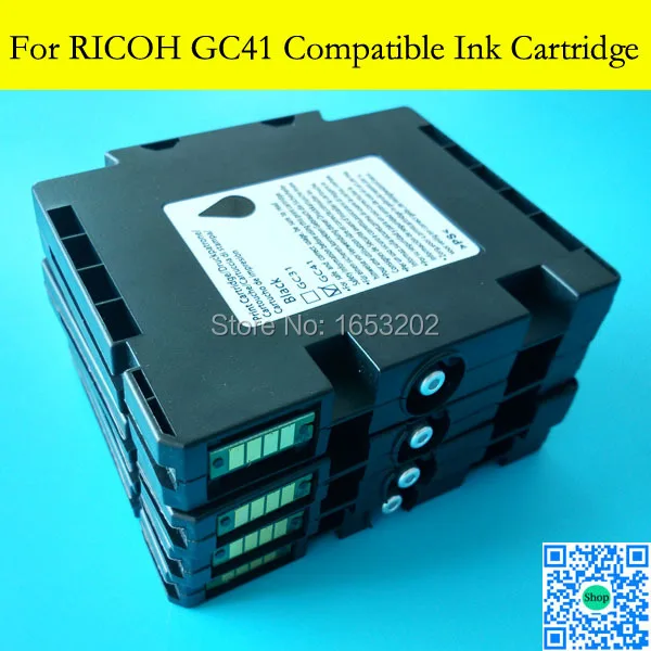 8 шт./лот Пустой совместимый чернильный картридж для Ricoh GC41 принтера 3100 2100 2010L 3110dnw |