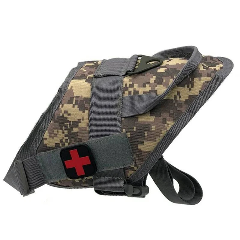 Открытый тактический MOLLE собачий поводок жилет Полицейская собака жилет SPANKER MOLLE Жилет для питомца с MOLLE Сумка для питомца собаки джунгли защитная одежда