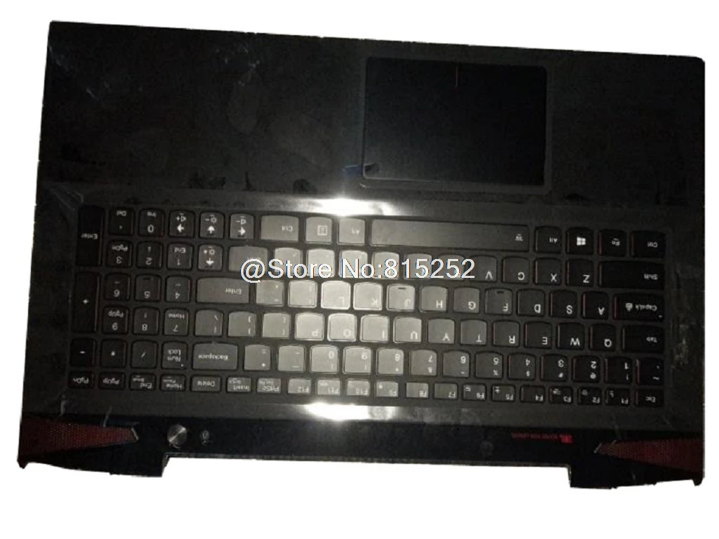 Чехол для ноутбука lenovo Y50 Y50-70 Подставка для рук и клавиатура 5CB0F78877 AM14R000530 5CB0F78813 с подсветкой Сенсорная панель - Цвет: PalmRest keyboard US