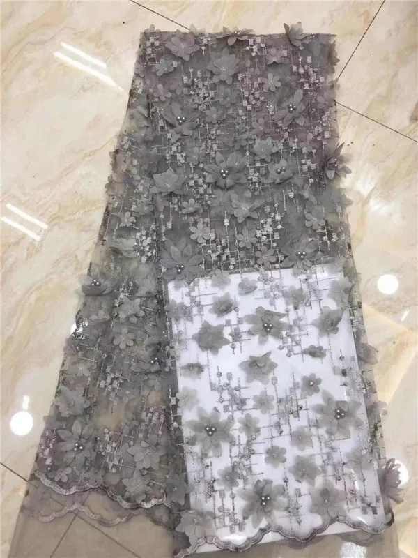 Фатиновое кружево высокого качества новейшая африканская кружевная ткань 3d