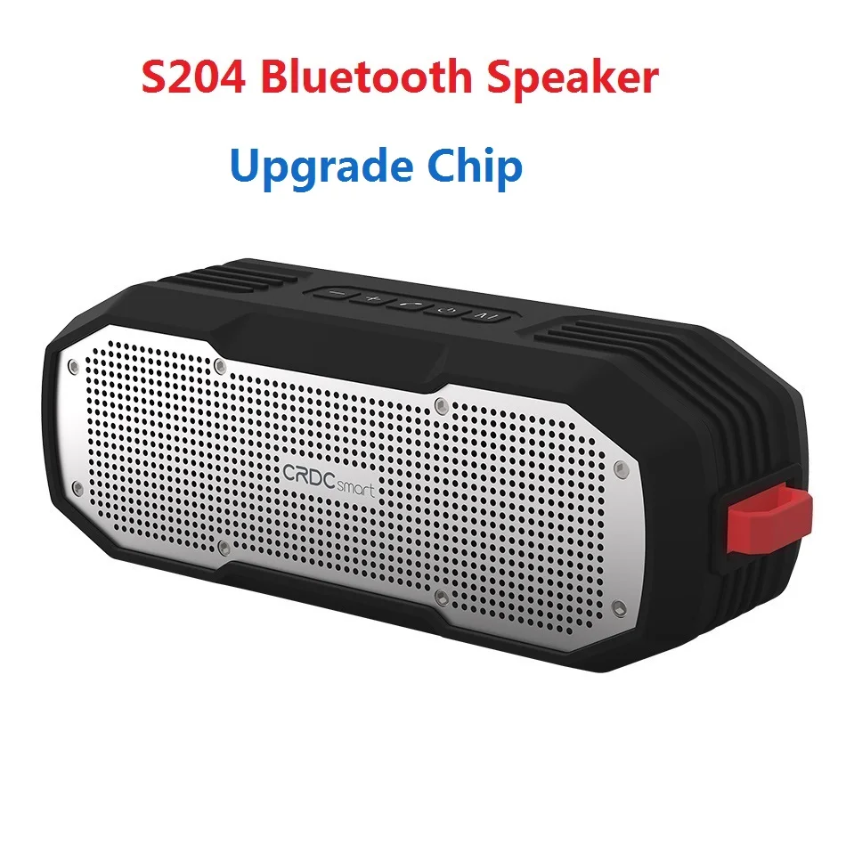 Upgrade S204 CRDC совместимы с Мощный Bluetooth Динамик 16 часов воспроизведения двойной 5 Вт стерео 2 канала Водонепроницаемый IP65 открытый Динамик для MP3/4 легкая музыка - Цвет: Upgrade S204