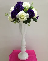 45cmh white wedding flower vase table centerpiece flower stand wedding decoration 10 pcslot