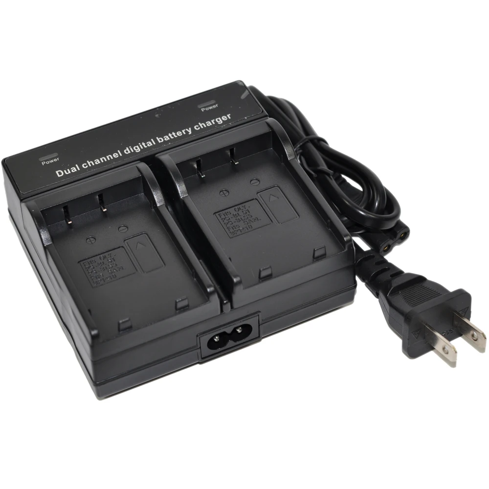 

Battery Charger AC Dual For NP-F730 NP-F730H NP-F750 NP-F770 NPF730 NPF730H NPF750 NPF770 DVD CCD DCR DSR HVR MVC NEX PLM TRV