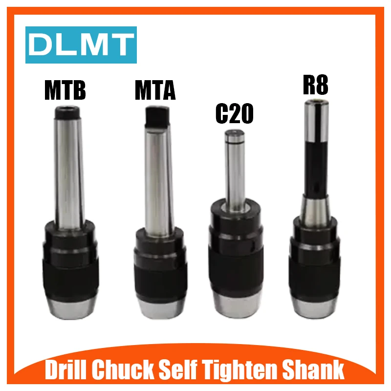 Automatic Locking Chuck 1-13mm 1-16mm B16 B18 and Tapered Rod C20 Machining Center Drilling Machine | Tool Holder