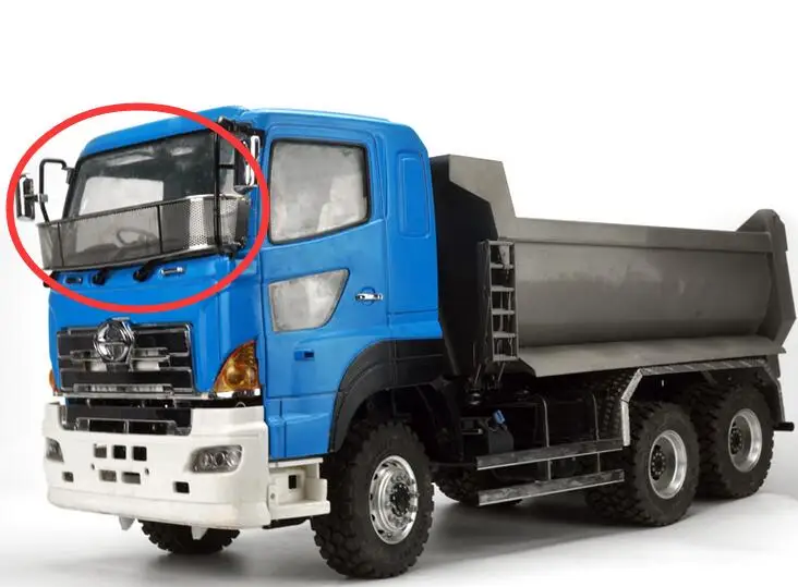 Из Металла чистая Защитная крышка для TAMIYA 1/14 весы игрушка король Hauler трактор