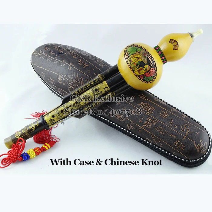 Китайский бамбуковый кукурбит флейта традиционная Тыква Flauta деревянный духовой