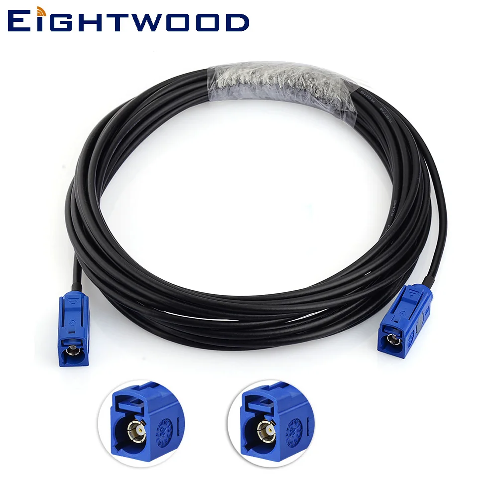 Eightwwood автомобильная антенна с GPS удлинитель сборки Fakra C женский прямой косичка