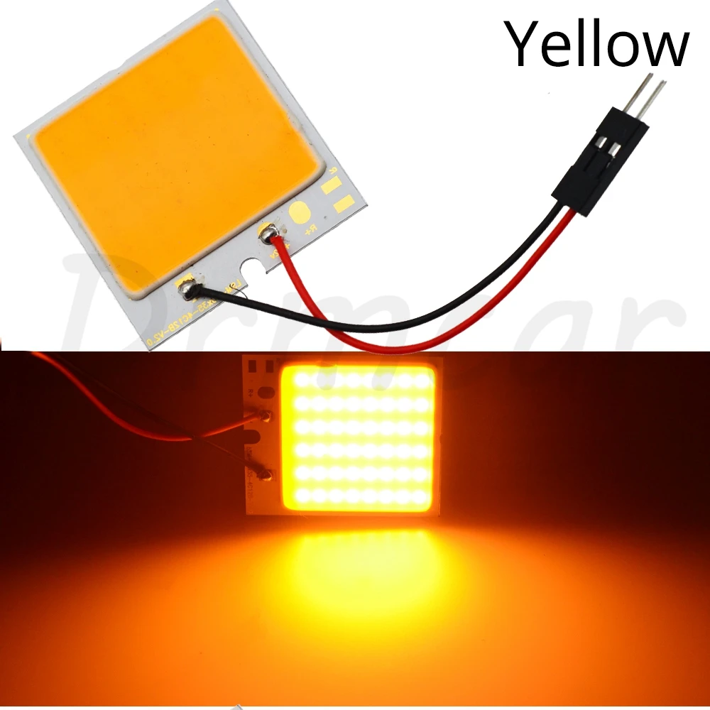 T10 W5W авто Интерьер Чтение Cob 24SMD 36SMD 48SMD светильник купольная фестонная автомобильная светодиодная лампа автомобиля панели лампы BA9S DC 12v Стайлинг автомобиля