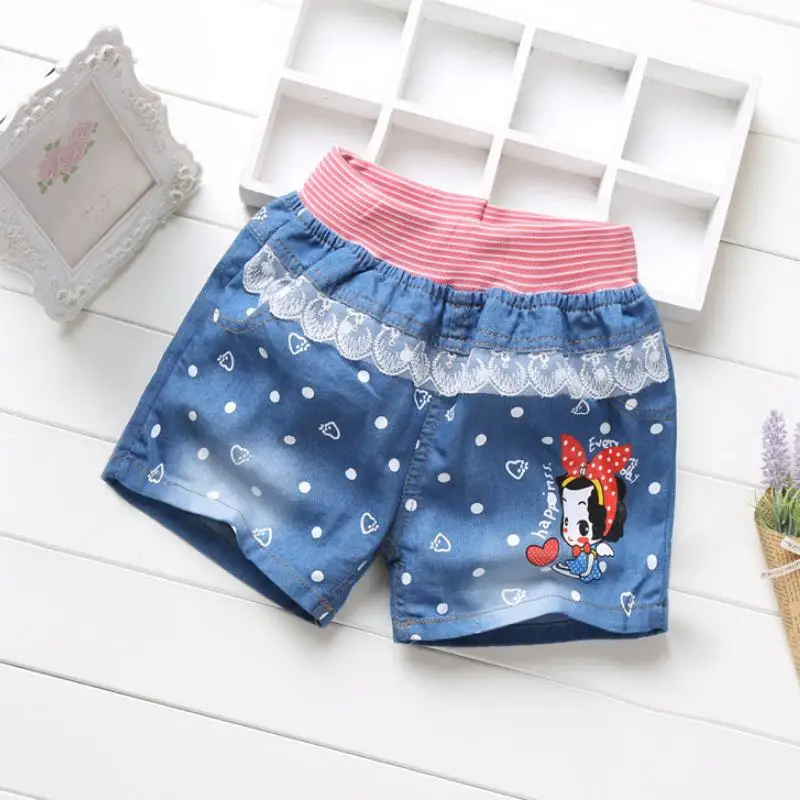 Sunga Infantil Praia Menino/короткие шорты для девочек; коллекция года; летние детские шорты; джинсы для девочек с милым рисунком кролика; детские штаны с цветочным рисунком