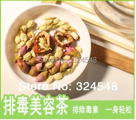 Смешанное китайский чай Жасмин / боярышник персик цветочный Душистый травяной