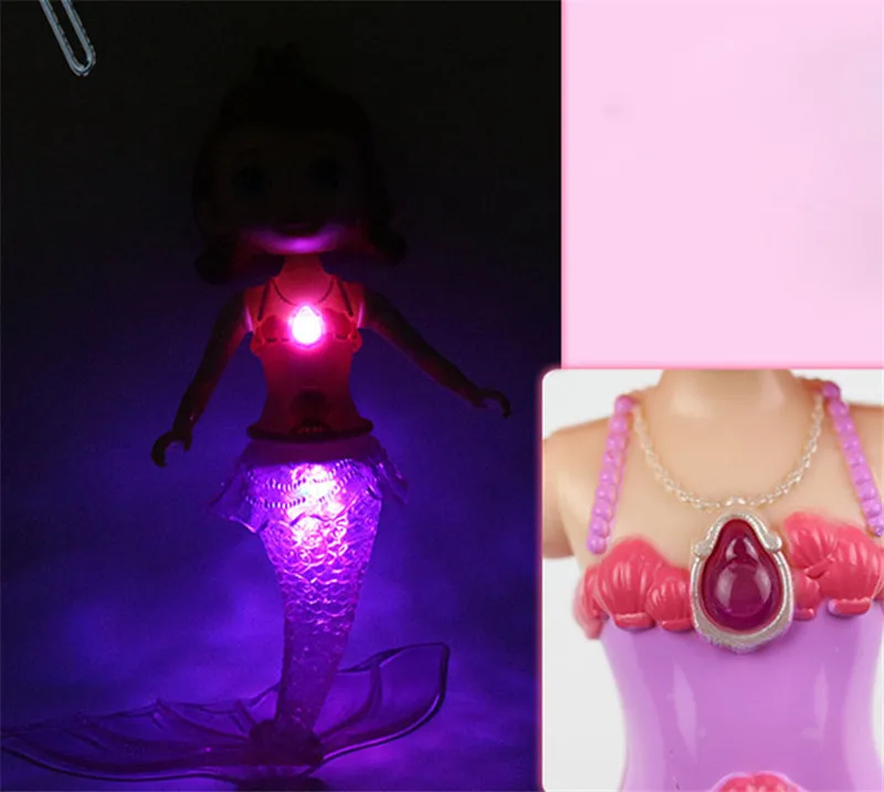 Disney Sophia Mermaid Princess Doll Toys with light &amp music Bobbi Toy Gift Set for girls birthday gift dolls | Игрушки и хобби